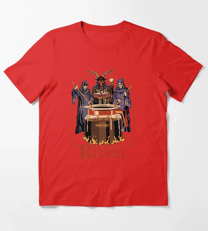 The Morning Ritual T-Shirt Red