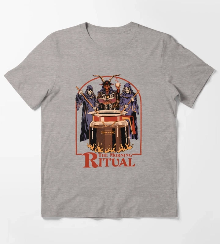 The Morning Ritual T-Shirt Heather Grey