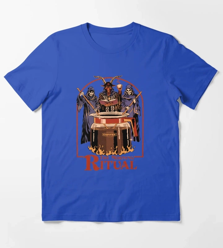 The Morning Ritual T-Shirt Blue