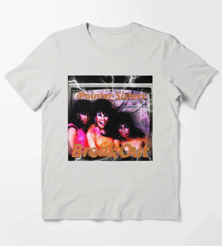 The Pointer Sisters Break Out T-Shirt Light Grey