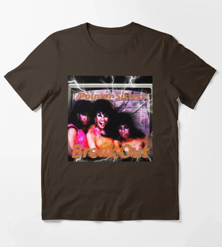 The Pointer Sisters Break Out T-Shirt Brown