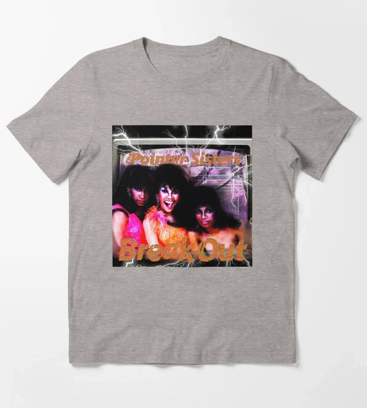 The Pointer Sisters Break Out T-Shirt Heather Grey