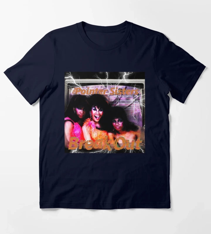 The Pointer Sisters Break Out T-Shirt Navy