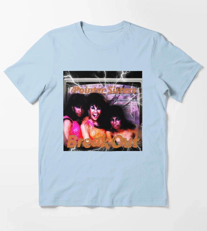 The Pointer Sisters Break Out T-Shirt Sky Blue