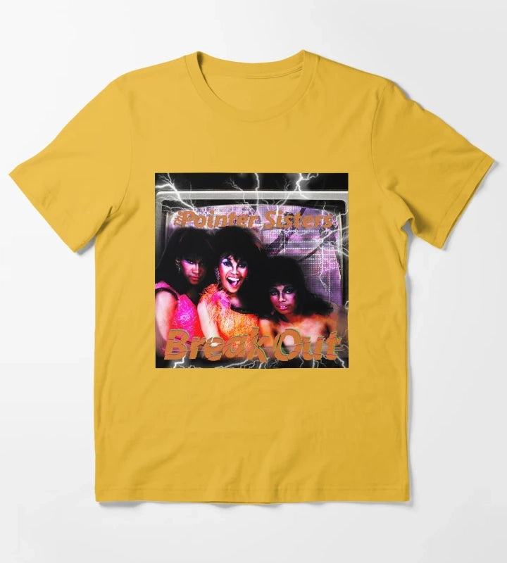 The Pointer Sisters Break Out T-Shirt Yellow