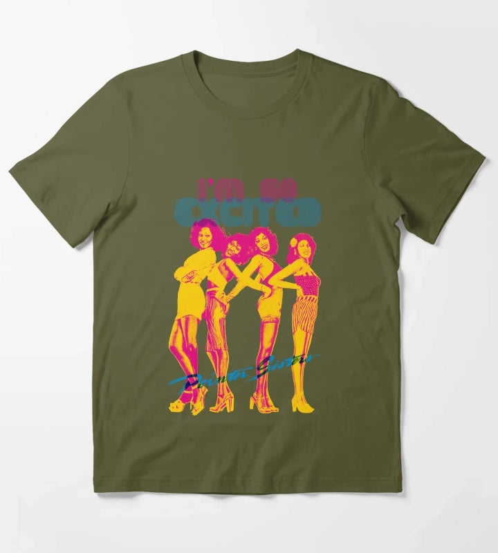The Pointer Sisters T-Shirt Olive Green