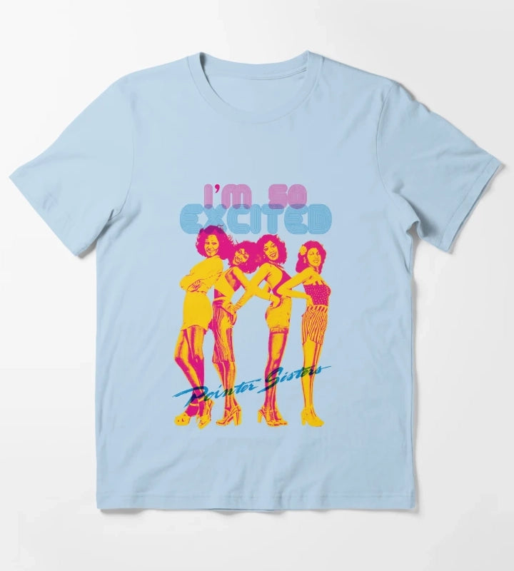 The Pointer Sisters T-Shirt Sky Blue