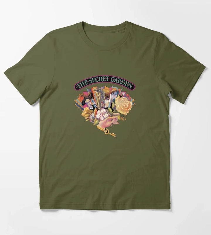 The Secret Garden Musical Logo T-Shirt Olive Green