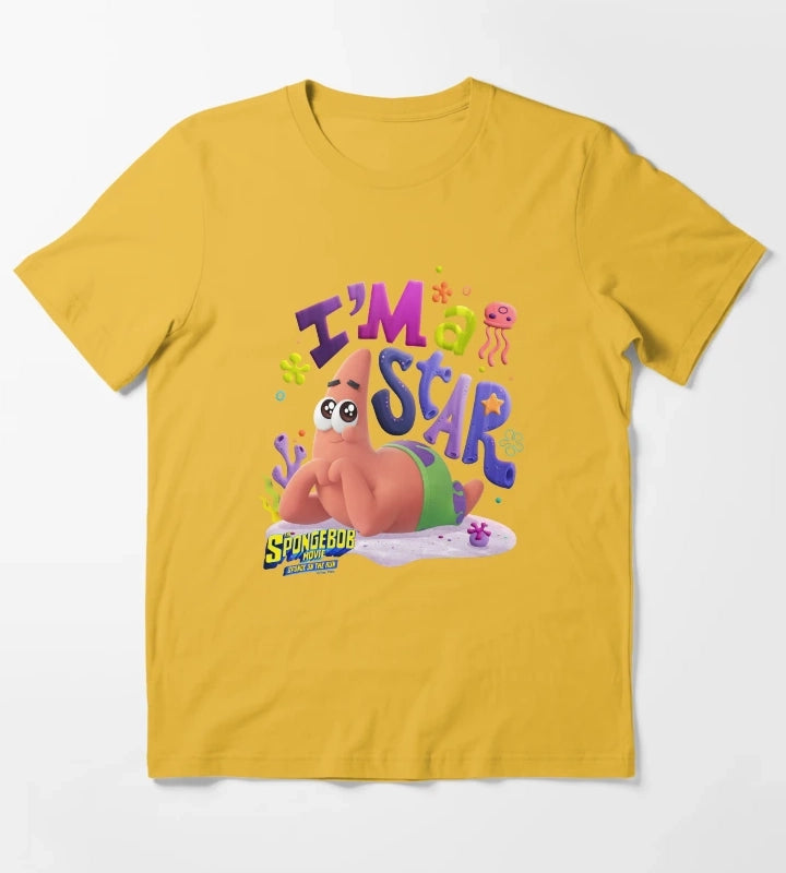 The SpongeBob SquarePants Movie Patrick Im A Star T-Shirt Yellow