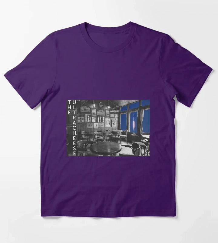 The Ultracheese Tranquility Base Hotel Casino T-Shirt Purple