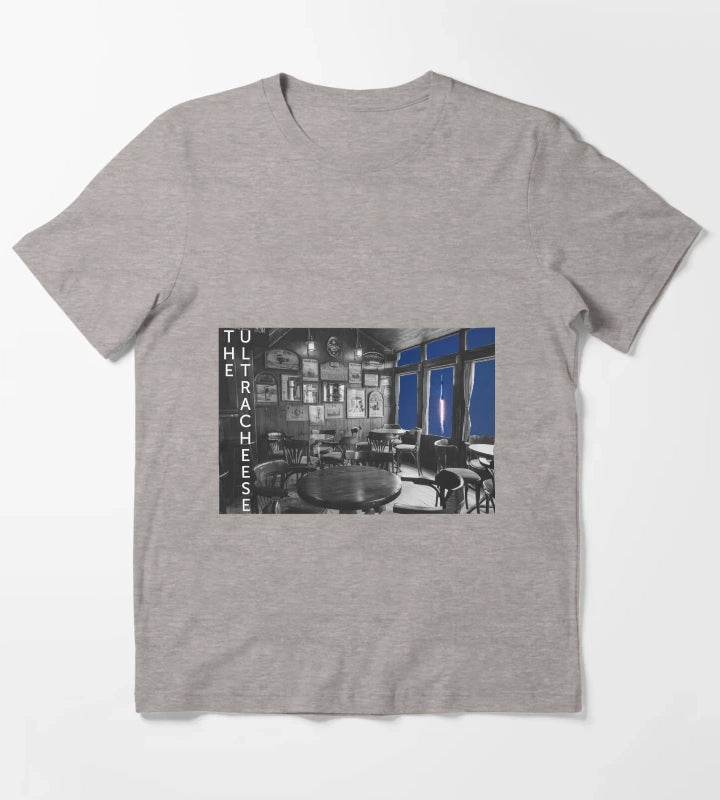 The Ultracheese Tranquility Base Hotel Casino T-Shirt Heather Grey