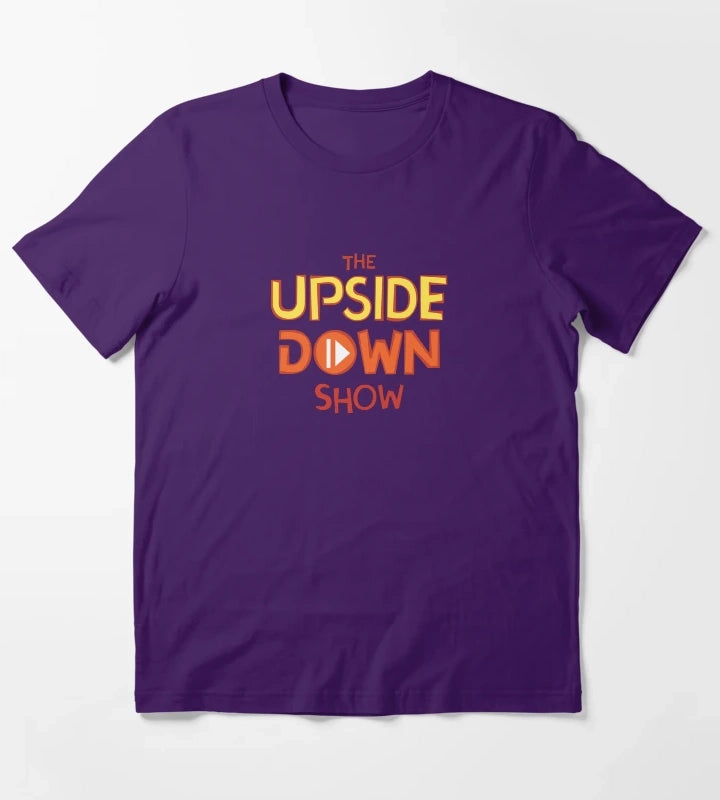 The Upside Down Show Centre Logo T-Shirt Purple