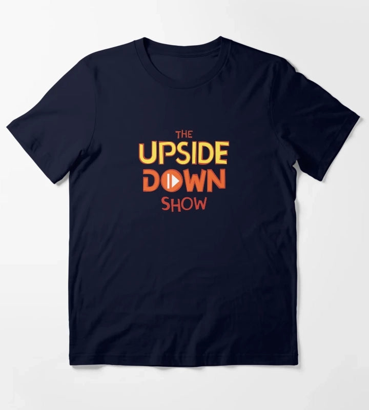 The Upside Down Show Centre Logo T-Shirt Navy