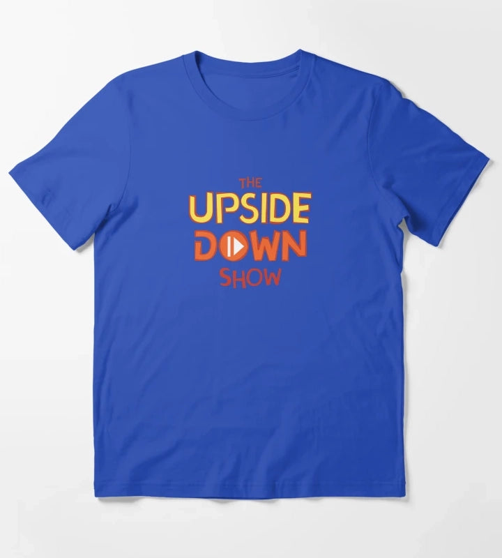 The Upside Down Show Centre Logo T-Shirt Blue