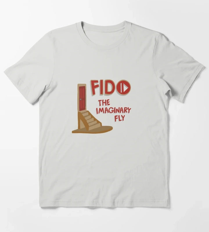 The Upside Down Show Fido the Fly T-Shirt Light Grey