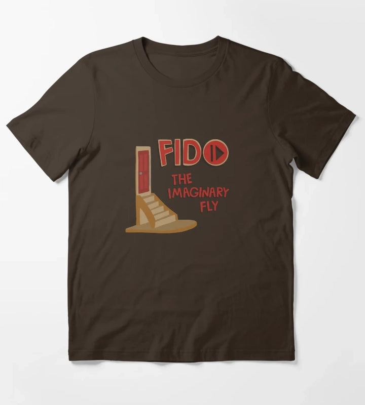 The Upside Down Show Fido the Fly T-Shirt Brown