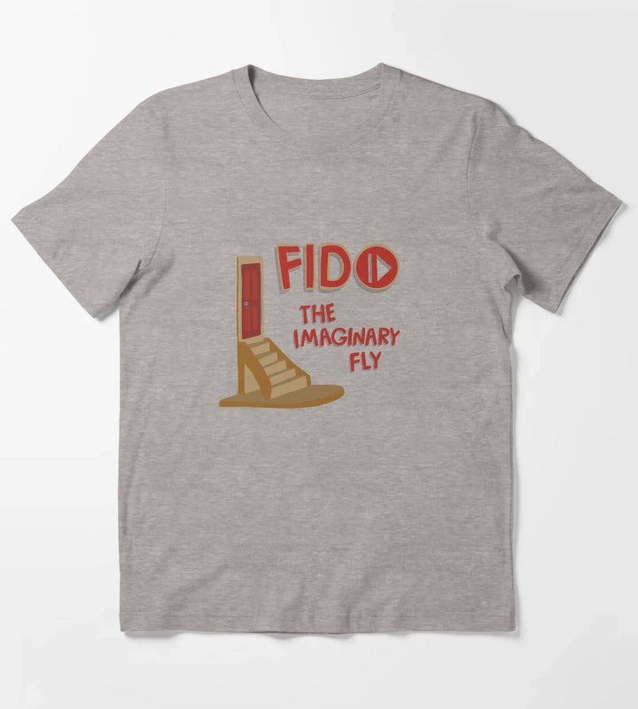 The Upside Down Show Fido the Fly T-Shirt Heather Grey