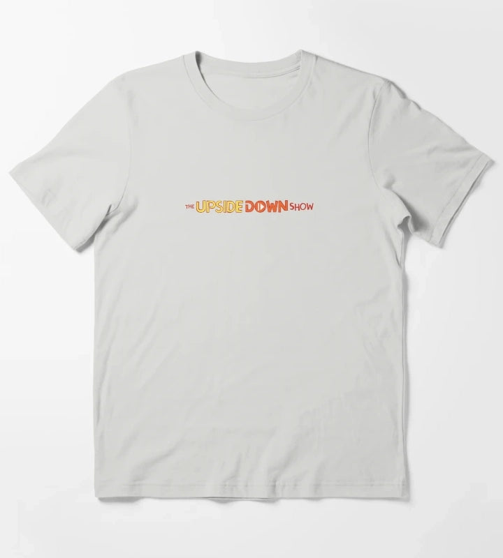 The Upside Down Show Logo T-Shirt Light Grey