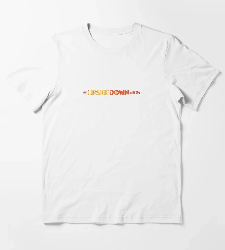 The Upside Down Show Logo T-Shirt White