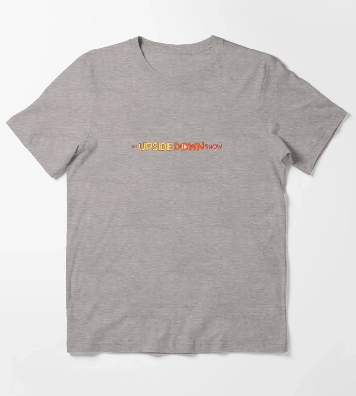 The Upside Down Show Logo T-Shirt Heather Grey