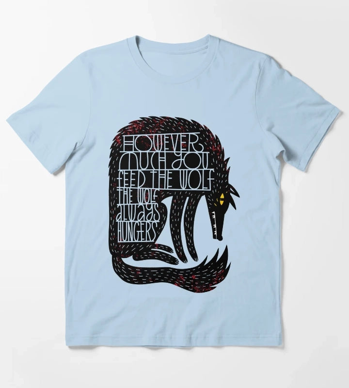 The Wolf Hungers T-Shirt Sky Blue