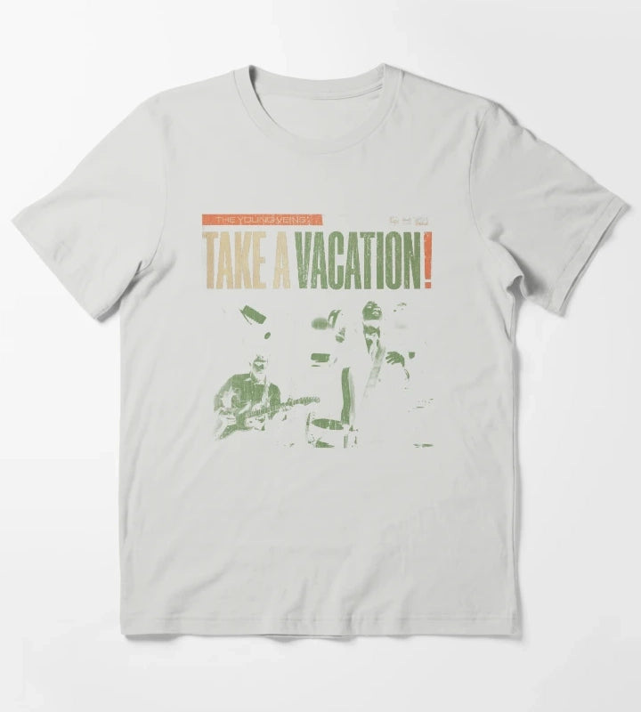 The Young Veins Take A Vacation T-Shirt Light Grey