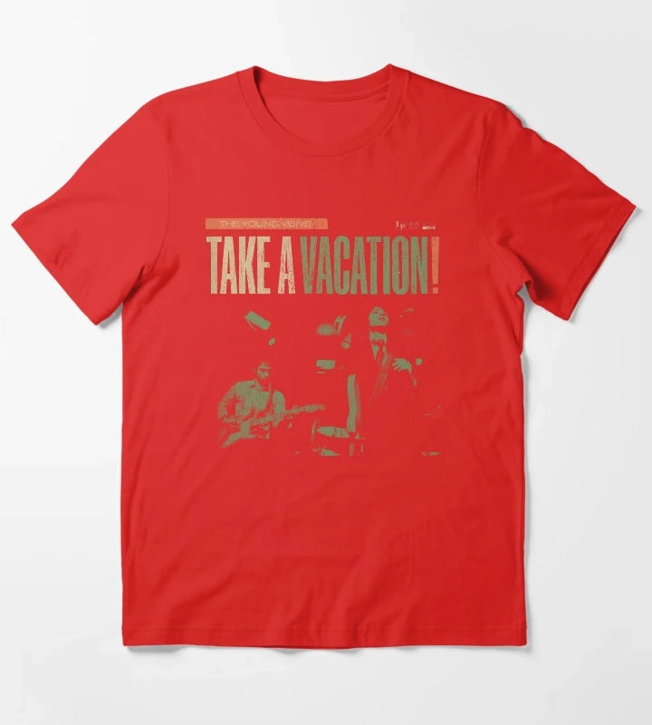 The Young Veins Take A Vacation T-Shirt Red
