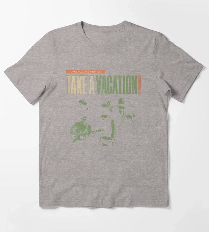 The Young Veins Take A Vacation T-Shirt Heather Grey