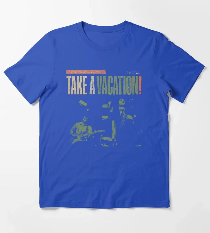 The Young Veins Take A Vacation T-Shirt Blue
