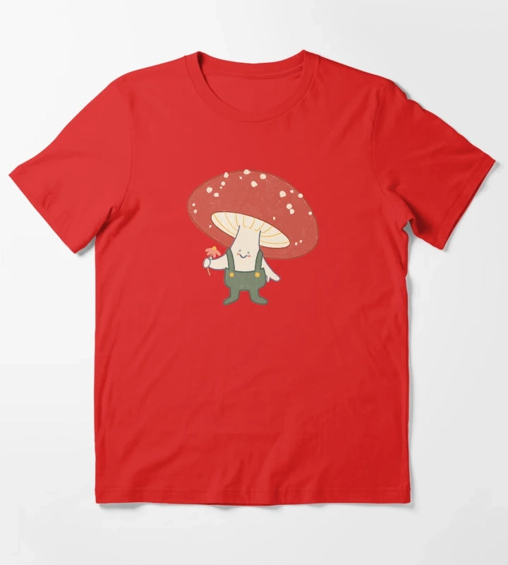 Theres Mushroom in My Heart for You T-Shirt Red