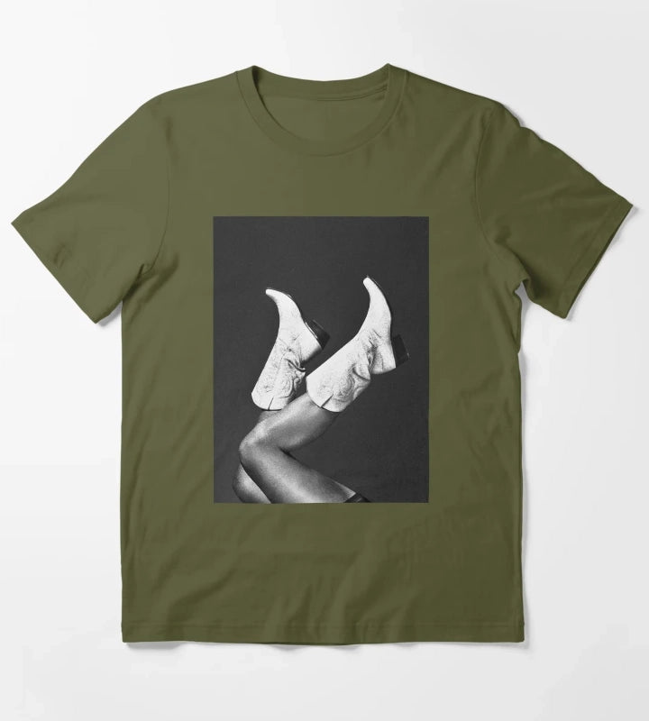 These Boots Noir II T-Shirt Olive Green