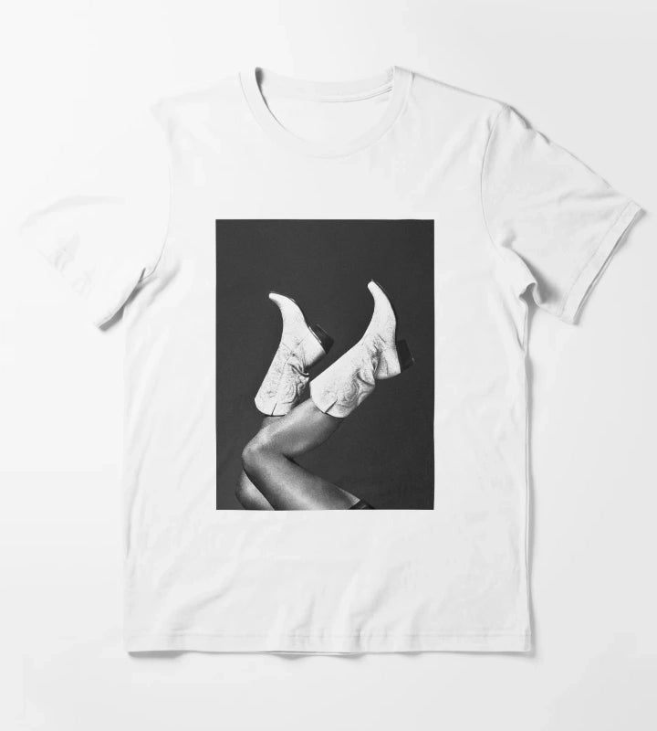 These Boots Noir II T-Shirt White