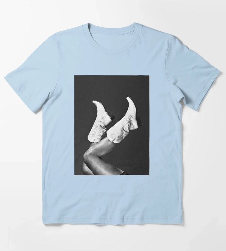 These Boots Noir II T-Shirt Sky Blue