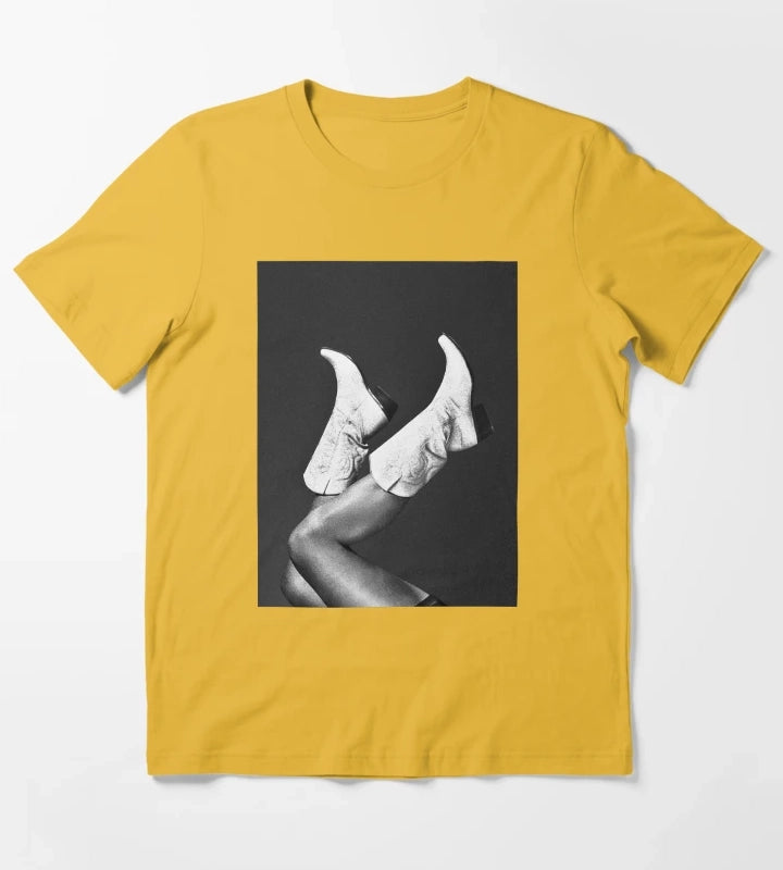 These Boots Noir II T-Shirt Yellow