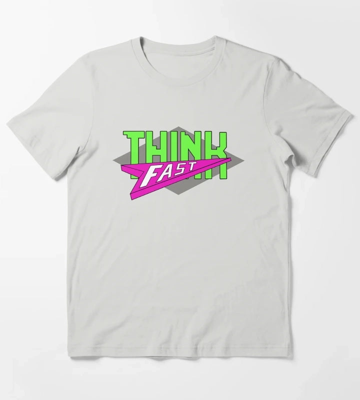 Think Fast T-Shirt Light Grey