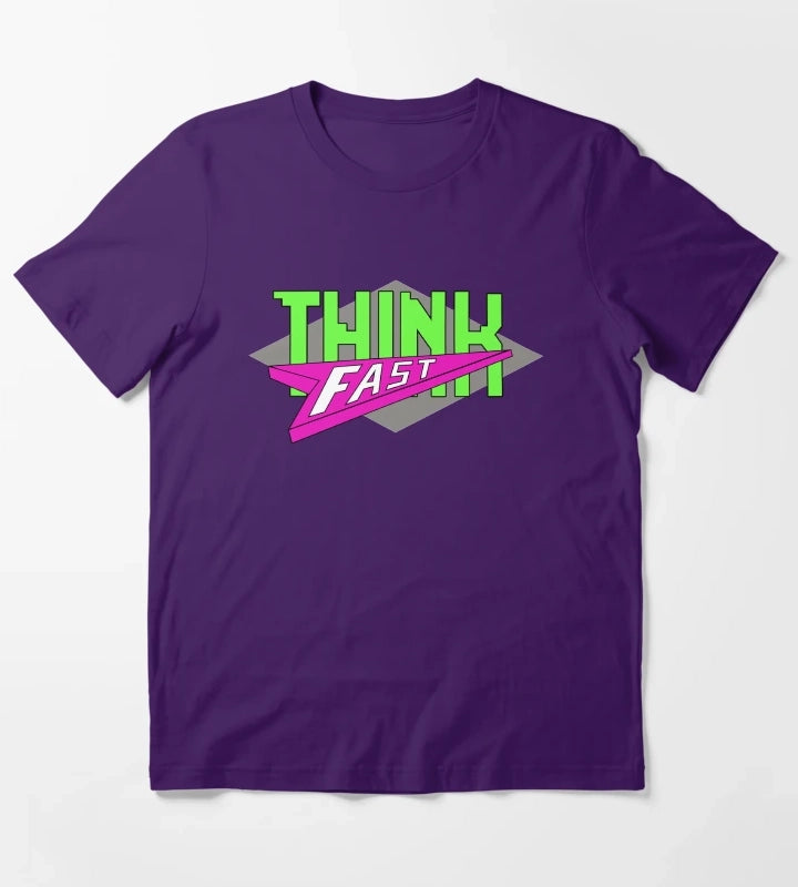 Think Fast T-Shirt Purple