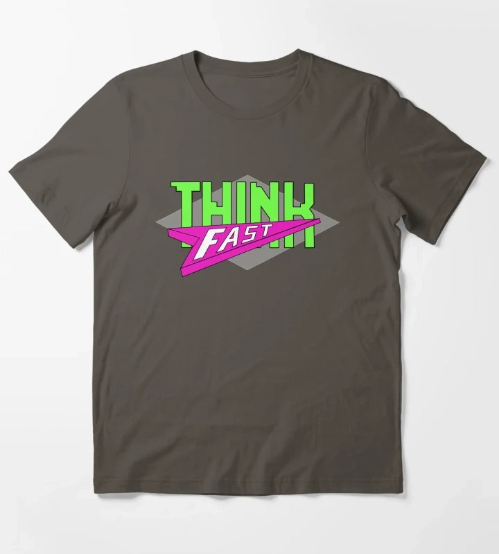 Think Fast T-Shirt Dark Grey