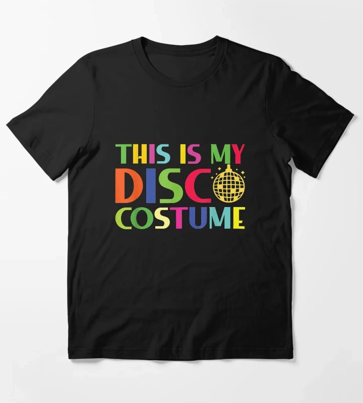 This Is My Disco Costume Funny 70s 80s Party Hippie T-Shirt