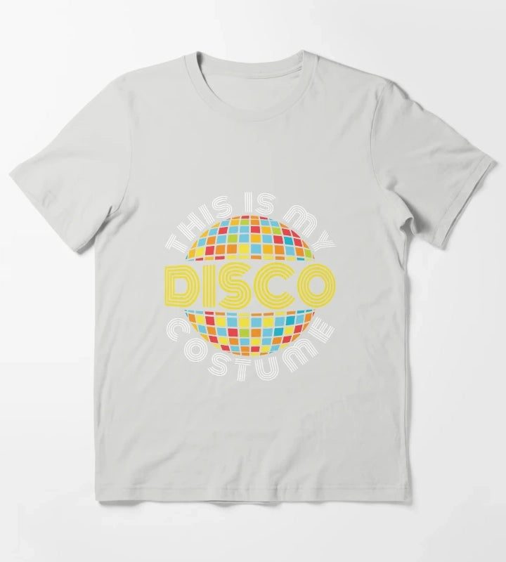 This Is My Disco Costume T-Shirt Light Grey