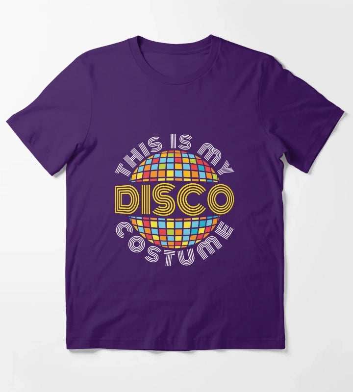 This Is My Disco Costume T-Shirt Purple