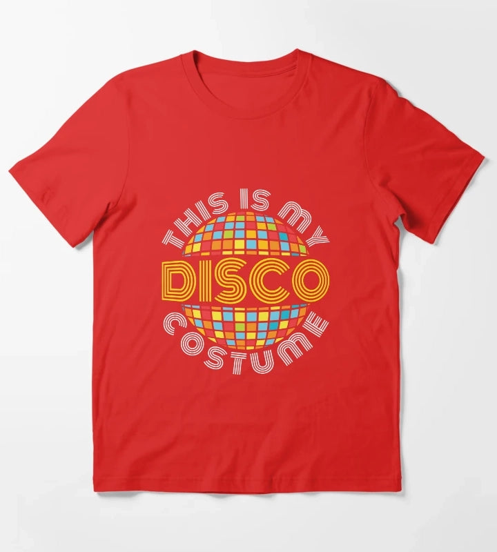 This Is My Disco Costume T-Shirt Red