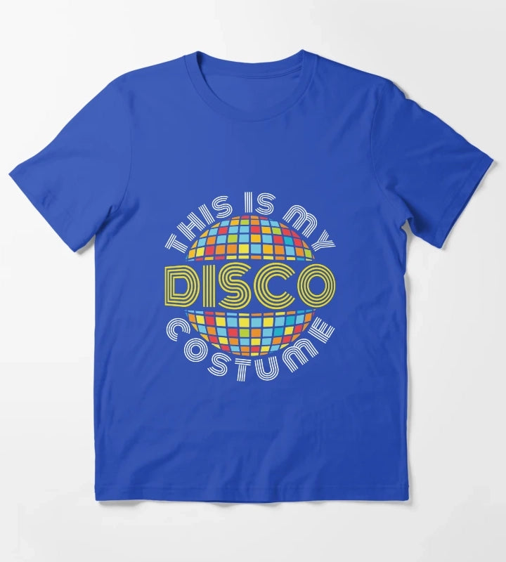 This Is My Disco Costume T-Shirt Blue