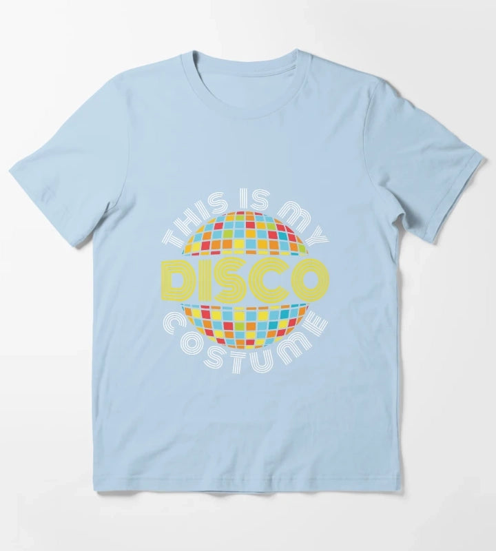 This Is My Disco Costume T-Shirt Sky Blue