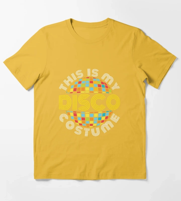 This Is My Disco Costume T-Shirt Yellow