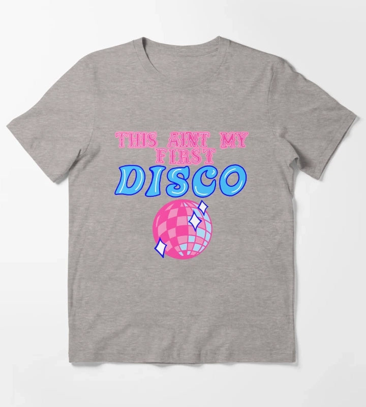 This aint my first disco T-Shirt Heather Grey