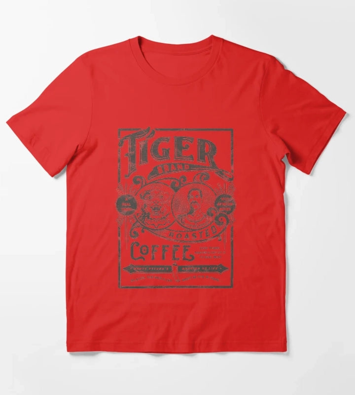 Tiger Brand Coffee T-Shirt Red
