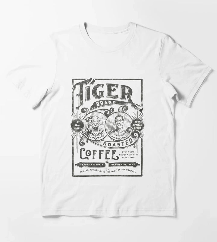 Tiger Brand Coffee T-Shirt White