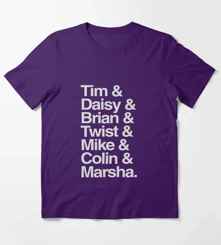 Tim Daisy Skip to the end T-Shirt Purple