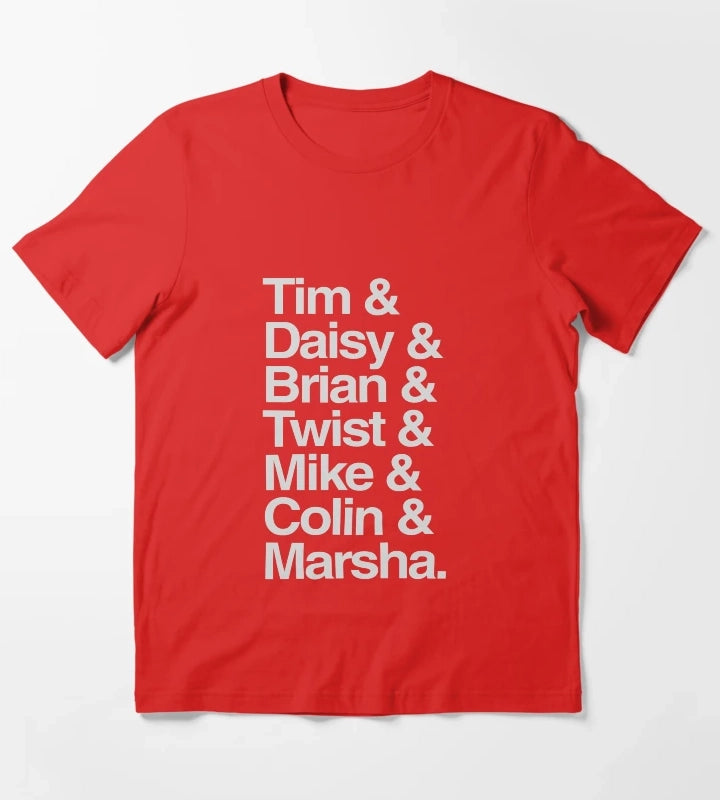 Tim Daisy Skip to the end T-Shirt Red