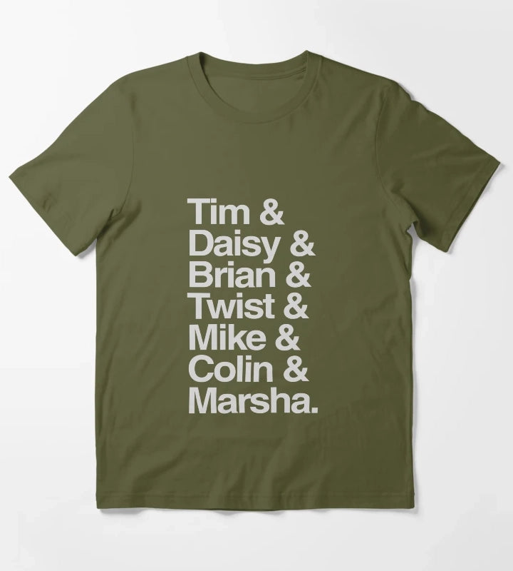 Tim Daisy Skip to the end T-Shirt Olive Green
